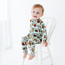 Kids Nordic Dreams Vikings Bamboo Convertible Footie Pajamas