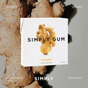 Simply Gum - Natural + Plastic Free Chewing Gum (Multiple Flavors)