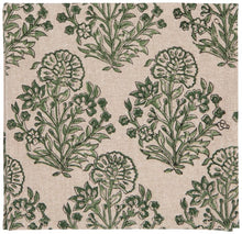 Viridian Block Print Napkins (Set of 4)