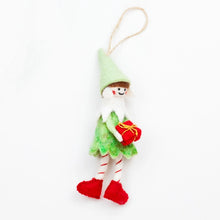 Fair Trade Elf Felt Ornaments