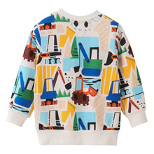 Diggers Cartoon Print Cotton Sweatshirt