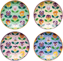 Pansy Appetizer Plates (Multiple Styles)