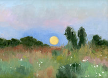 Harvest Moon Horizontal Canvas Print (11x14)