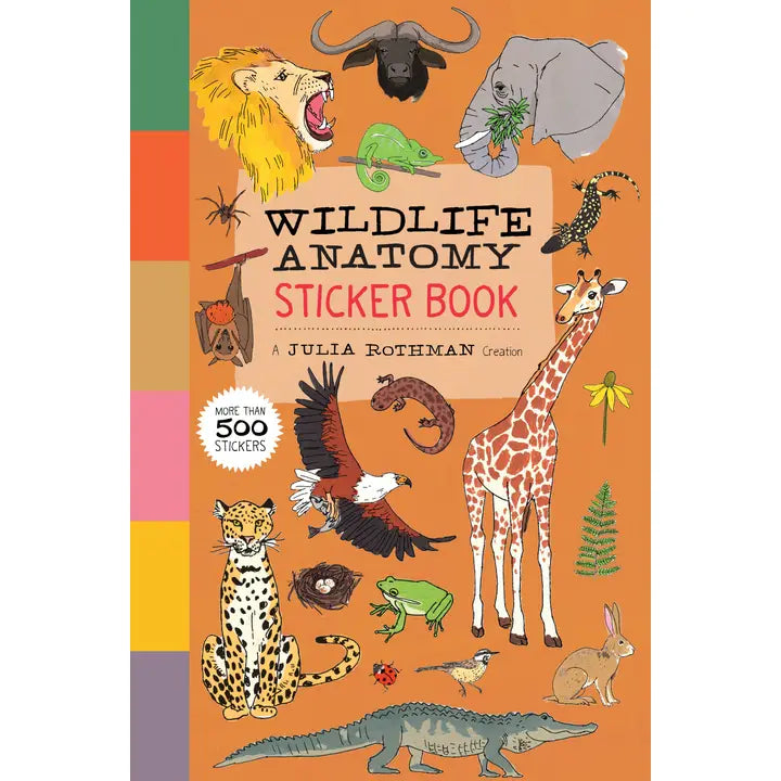 Wildlife Anatomy Sticker Book
