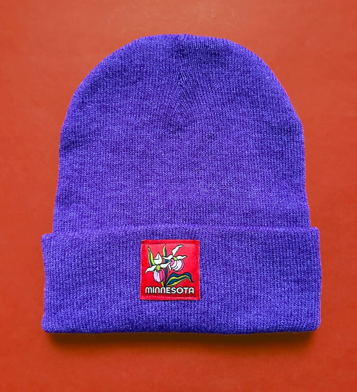 Minnesota Lady Slipper Patch Beanie