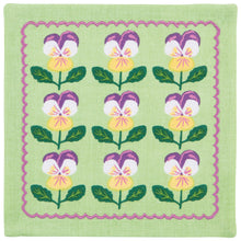 Pansy Flower Cocktail Napkins (Set of 4)