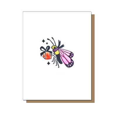 Light Bug Holiday Greeting Card