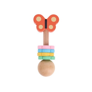 Butterfly Wooden Shaker/Rattle