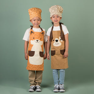 Dog Daydream Kids Apron & Hat Set