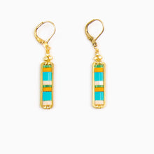 Miyuke Colorblock Fair Trade Beaded Earrings