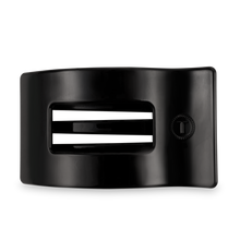 Flat Rectangle Hair Clip | Large | Jet Black