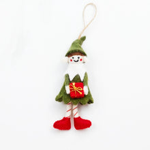 Fair Trade Elf Felt Ornaments
