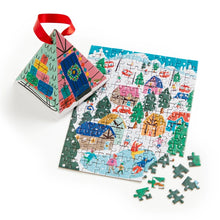 Holiday Puzzle Ornaments – 130-Piece Mini Puzzles (Multiple Styles)