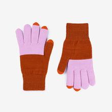 Colorblock Knit Touchscreen Gloves (Multiple Colors)