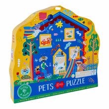 Pets  "Pet House" Shaped Jigsaw (80 pc)