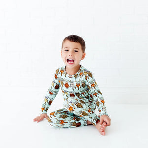 Nordic Dreams Vikings Bamboo Kids Two Piece Pajamas Set