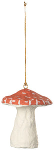 Mushroom Gems Paper Mache Christmas Tree Ornaments