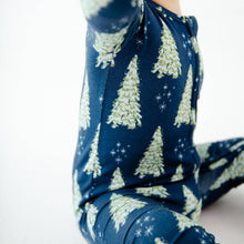All Spruced Up Bamboo Christmas Trees Convertible Footie Pajamas