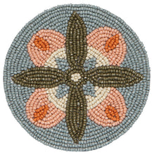 Hand-Beaded Formation Disco Coasters (Set of 4)