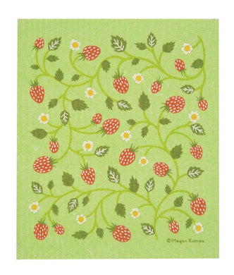 Strawberry Patch Swedish Dishcloth