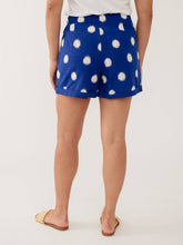 Serena Short Blue Polka Dot Ikat