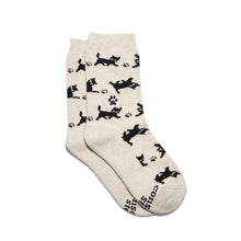 Kids Socks That Save Cats (Beige Cats)