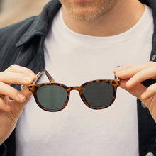 Gram - Honey Tortoise / Grey-Green Polarized Sunglasses