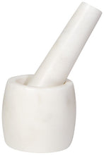 Small White Marble Mortar & Pestle