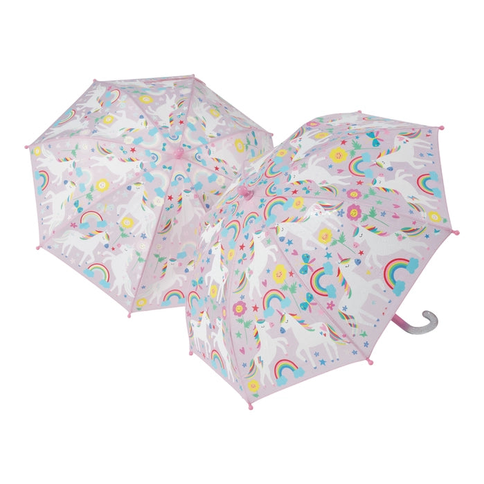 Color Changing Umbrella--Rainbow Unicorn