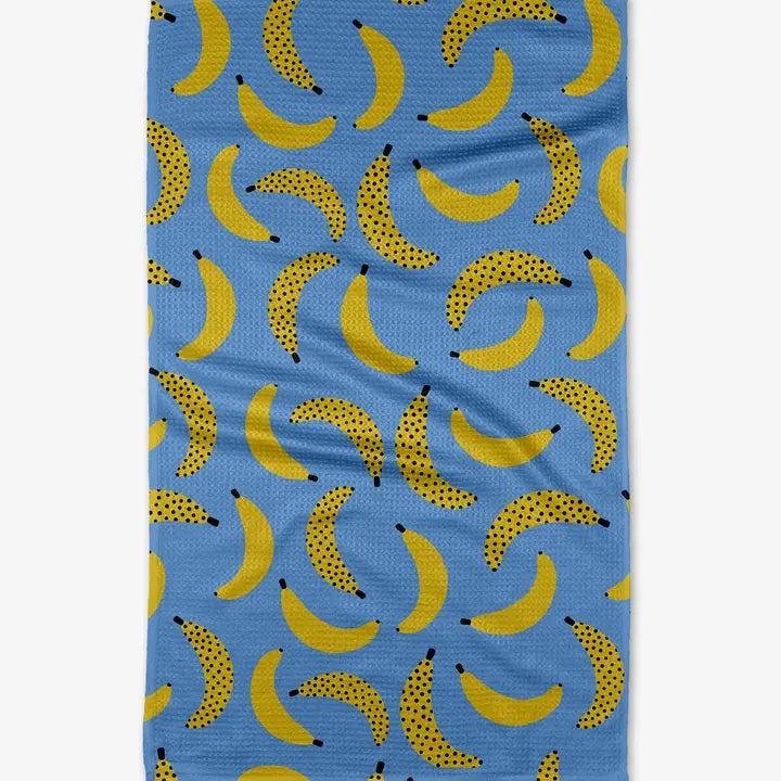 Blue Bananas Tea Towel