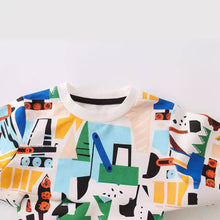 Diggers Cartoon Print Cotton Sweatshirt