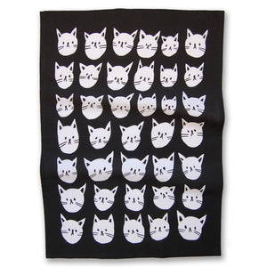 Many Cats Tea Towel