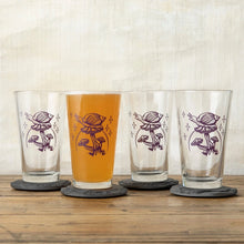 Snail Mushroom Pint Glass