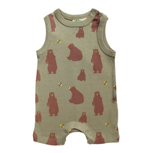 Bears  Organic Tank Romper