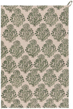 Viridian Block Print Dishtowel