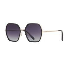 Addyson - Onyx / Gold / Gradient Grey Polarized Sunglasses