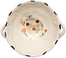 Catbloom Footed Bowl