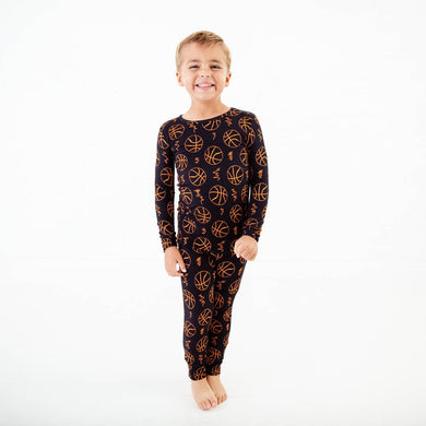 Hoop Dreams Two Piece Basketball Pajamas Set