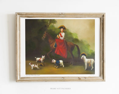 Gracie was a Natural Born Leader 11 x 8.5 Art Print