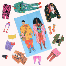 Fearless Fashion - Magnetic Dress-Up Dolls