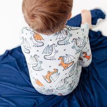 Dragon Myself To Bed Bamboo Convertible Footie Pajamas