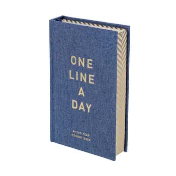 Denim One Line A Day Journal