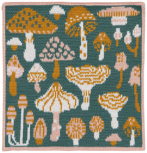 Mushroom Gems Knit Dishcloths (Set of 3)