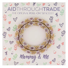 Mommy & Me Roll-On Matching Fair Trade Bracelets (Multiple Color Options)