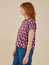Lounge Cats Caitlin Top - Plum