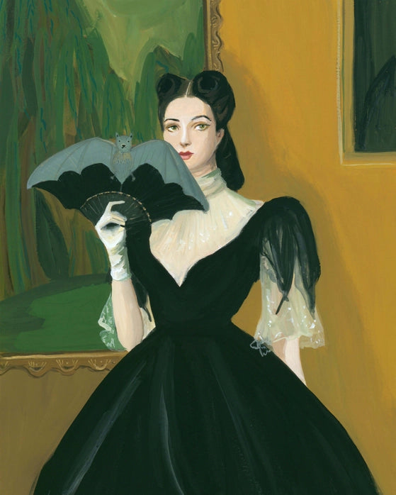 Beauty and the Bat. Art Print