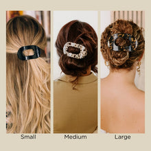 Almond Beige - Flat Round Hair Clip