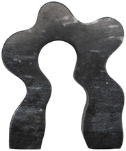 Grey Wave Marble Bookend