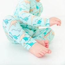Land Before Bedtime Dinosaur Baby Bamboo Pajamas Convertible Footie - Jurassic Jungle
