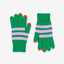 Stripe Touchscreen Gloves
